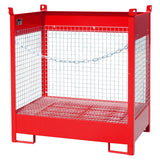 BAUER Südlohn Fass-Stapelpalette Typ FSP-2 D RAL 3000 Feuerrot - Art.-Nr. 4442-07-0000-2