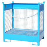 BAUER Südlohn Fass-Stapelpalette Typ FSP-2 D RAL 5012 Lichtblau - Art.-Nr. 4442-07-0000-3