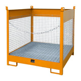 BAUER Südlohn Fass-Stapelpalette Typ FSP-4 D RAL 2000 Gelborange - Art.-Nr. 4442-08-0000-1