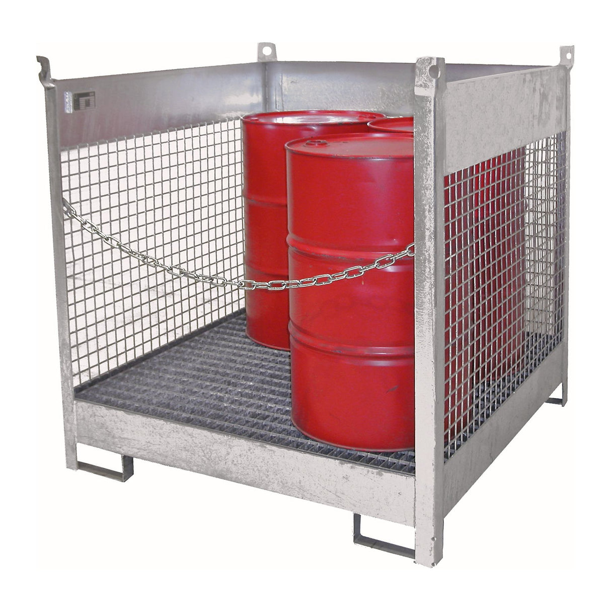 BAUER Südlohn Fass-Stapelpalette Typ FSP-4 D - Art.-Nr. 4442-08-0000-7