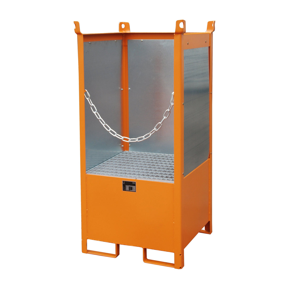 BAUER Südlohn Fass-Stapelpalette Typ FSP-1 G RAL 2000 Gelborange - Art.-Nr. 4442-09-0000-1