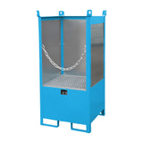 BAUER Südlohn Fass-Stapelpalette Typ FSP-1 G RAL 5012 Lichtblau - Art.-Nr. 4442-09-0000-3