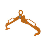 BAUER Südlohn Scherengreifer Typ LG 60 RAL 2000 Gelborange - Art.-Nr. 4443-03-0000-1