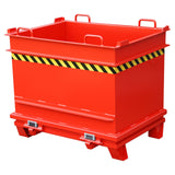 BAUER Südlohn Baustoffcontainer Typ BC 1000 RAL 3000 Feuerrot - Art.-Nr. 4445-01-0000-2