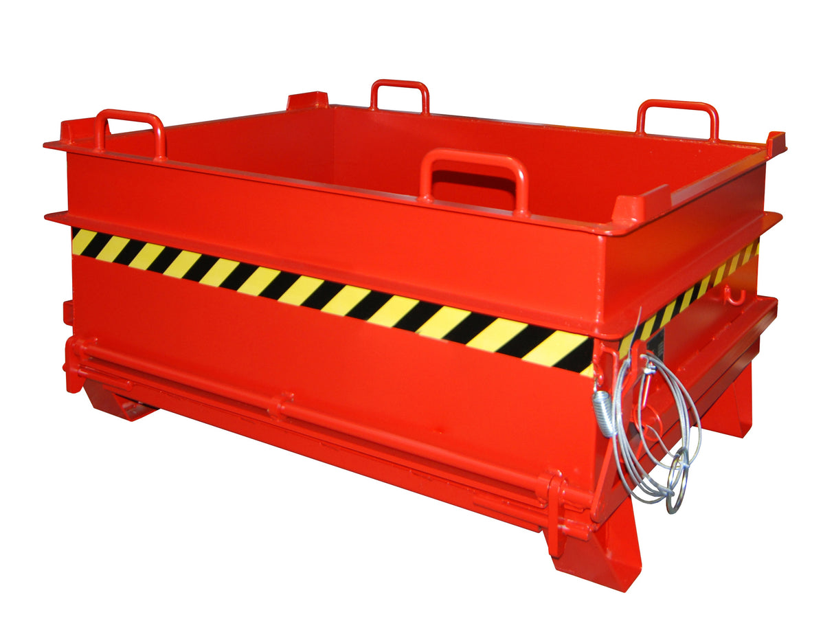 BAUER Südlohn Baustoffcontainer Typ BC 500 RAL 3000 Feuerrot - Art.-Nr. 4445-03-0000-2