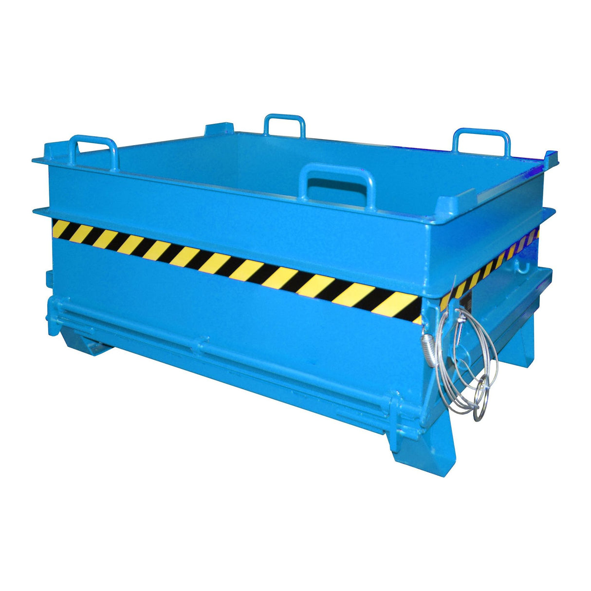 BAUER Südlohn Baustoffcontainer Typ BC 500 RAL 5012 Lichtblau - Art.-Nr. 4445-03-0000-3