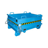 BAUER Südlohn Baustoffcontainer Typ BC 500 RAL 5012 Lichtblau - Art.-Nr. 4445-03-0000-3