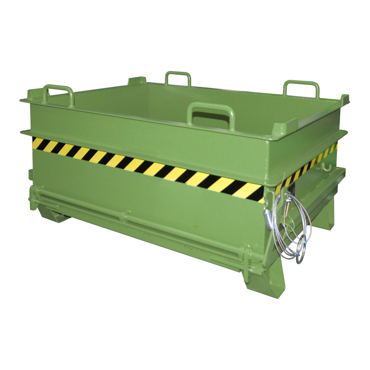 BAUER Südlohn Baustoffcontainer Typ BC 500 RAL 6011 Resedagrün - Art.-Nr. 4445-03-0000-4