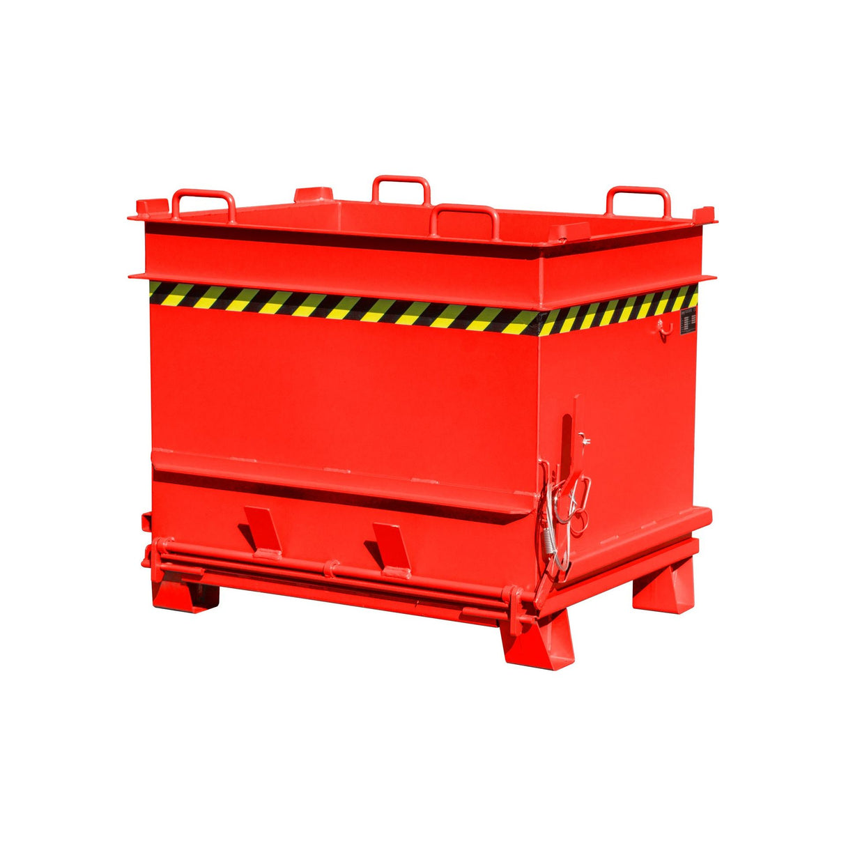 BAUER Südlohn Baustoffcontainer Typ BC 1000 RAL 3000 Feuerrot - Art.-Nr. 4445-04-0000-2