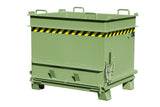 BAUER Südlohn Baustoffcontainer Typ BC 1000 RAL 6011 Resedagrün - Art.-Nr. 4445-04-0000-4