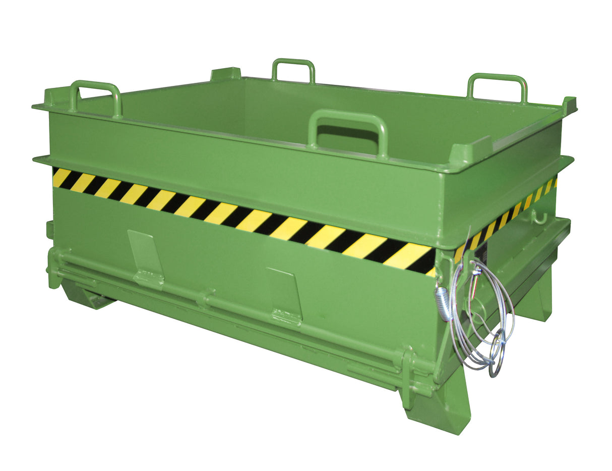 BAUER Südlohn Baustoffcontainer Typ BC 500 RAL 6011 Resedagrün - Art.-Nr. 4445-06-0000-4