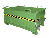 BAUER Südlohn Baustoffcontainer Typ BC 500 RAL 6011 Resedagrün - Art.-Nr. 4445-06-0000-4