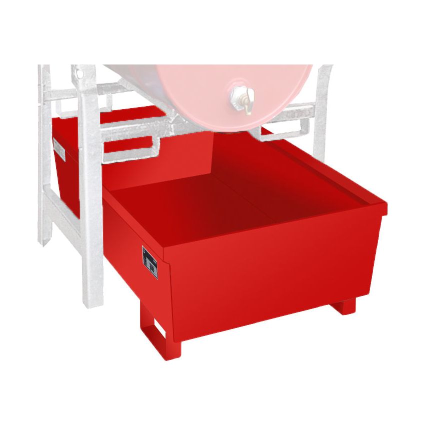 BAUER Südlohn Auffangwanne Typ FRA-1 RAL 3000 Feuerrot - Art.-Nr. 4447-10-2000-2