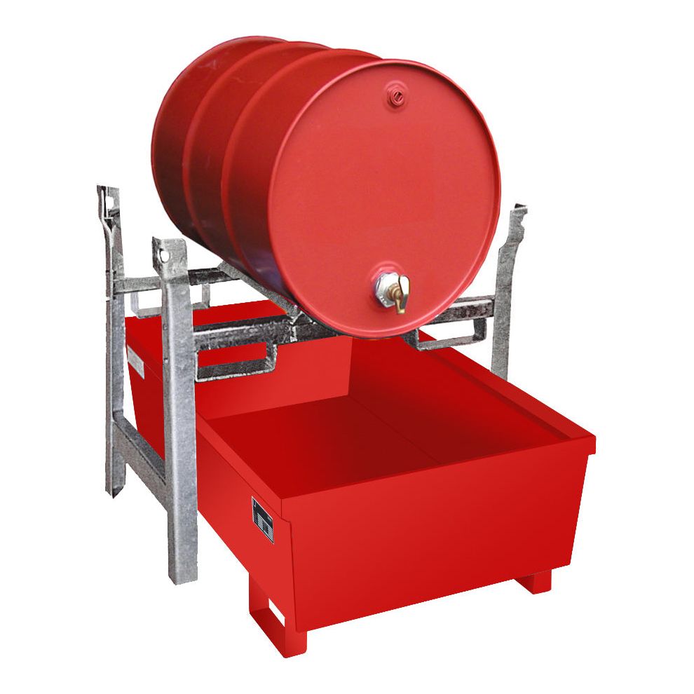 BAUER Südlohn Auffangwanne Typ FRA-1 RAL 3000 Feuerrot - Art.-Nr. 4447-10-2000-2