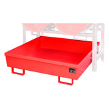 BAUER Südlohn Auffangwanne Typ FRA-2 RAL 3000 Feuerrot - Art.-Nr. 4447-11-2000-2