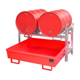 BAUER Südlohn Auffangwanne Typ FRA-2 RAL 3000 Feuerrot - Art.-Nr. 4447-11-2000-2