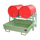 BAUER Südlohn Auffangwanne Typ FRA-2 RAL 6011 Resedagrün - Art.-Nr. 4447-11-2000-4