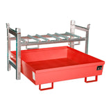 BAUER Südlohn Auffangwanne Typ FRA-3 RAL 3000 Feuerrot - Art.-Nr. 4447-11-3000-2