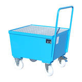 BAUER Südlohn Fahrbare Auffangwanne Auffangwanne Typ AW-F 1 RAL 5012 Lichtblau - Art.-Nr. 4447-21-0000-3