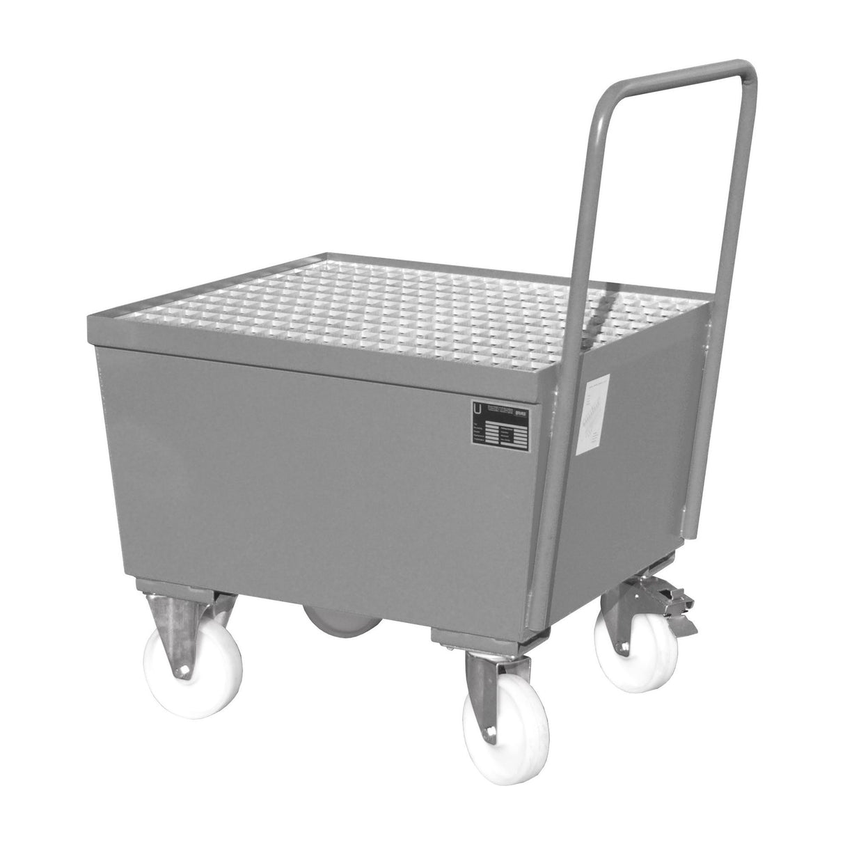 BAUER Südlohn Fahrbare Auffangwanne Auffangwanne Typ AW-F 1 RAL 7005 Mausgrau - Art.-Nr. 4447-21-0000-5