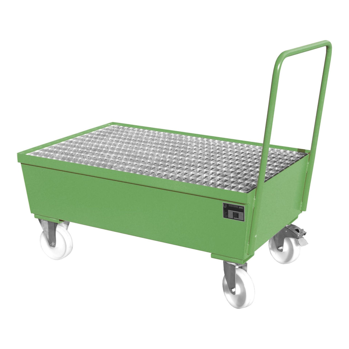 BAUER Südlohn Fahrbare Auffangwanne Auffangwanne Typ AW-F 2 RAL 6011 Resedagrün - Art.-Nr. 4447-22-0000-4