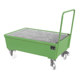 BAUER Südlohn Fahrbare Auffangwanne Auffangwanne Typ AW-F 2 RAL 6011 Resedagrün - Art.-Nr. 4447-22-0000-4