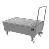 BAUER Südlohn Fahrbare Auffangwanne Auffangwanne Typ AW-F 2 RAL 7005 Mausgrau - Art.-Nr. 4447-22-0000-5