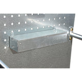 BAUER Südlohn Fahrbare Auffangwanne mit Lochplattenwand Typ LPW 60-1 RAL 5012 Lichtblau - Art.-Nr. 4447-55-0000-3