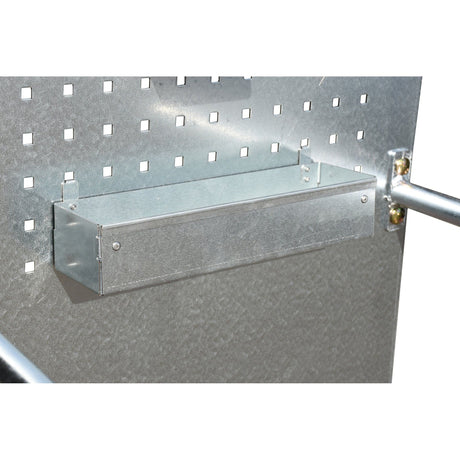 BAUER Südlohn Fahrbare Auffangwanne mit Lochplattenwand Typ LPW 60-1 RAL 5012 Lichtblau - Art.-Nr. 4447-55-0000-3