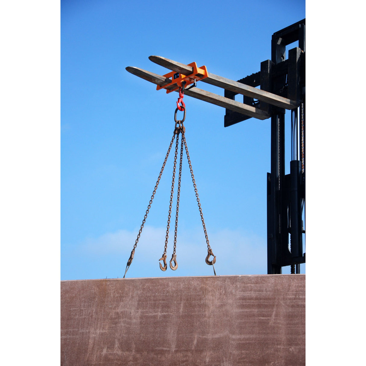 BAUER Südlohn Lasthaken Typ LH-II 5,0 RAL 2000 Gelborange - Art.-Nr. 4453-03-0000-1