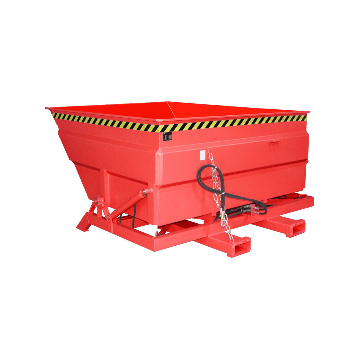 BAUER Südlohn Kippbehälter Typ BKC-H 200 RAL 3000 Feuerrot - Art.-Nr. 4456-16-0000-2