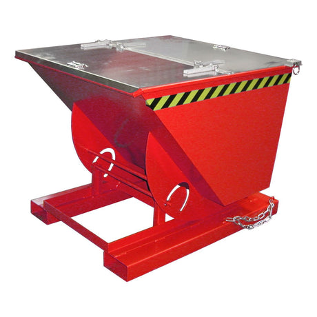 BAUER Südlohn Kippbehälter Typ AK 75 RAL 3000 Feuerrot - Art.-Nr. 4462-02-0000-2