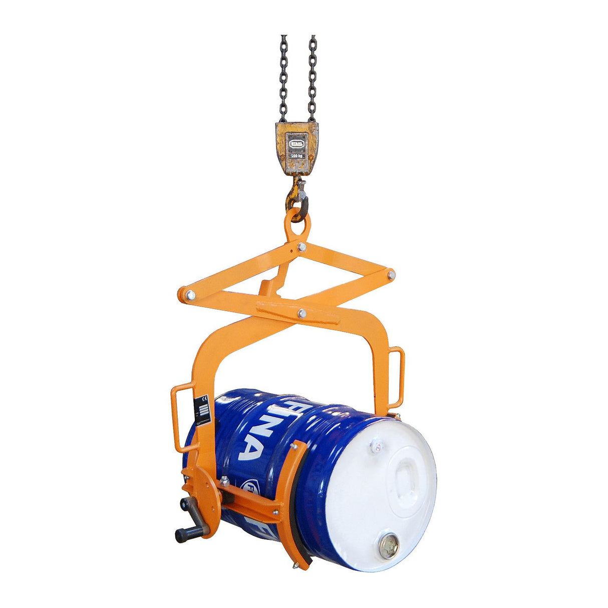 BAUER Südlohn Fasswendezange Typ FWZ-60 RAL 2000 Gelborange - Art.-Nr. 4463-18-0000-1