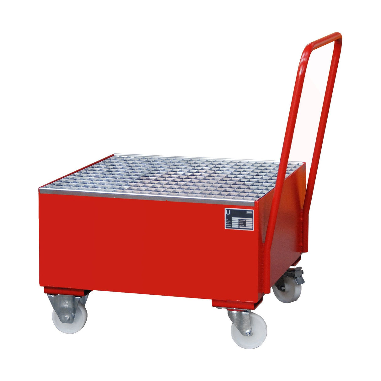 BAUER Südlohn Fahrbare Auffangwanne 2000 Typ 2004 / 2005 RAL 3000 Feuerrot - Art.-Nr. 4471-05-0000-2