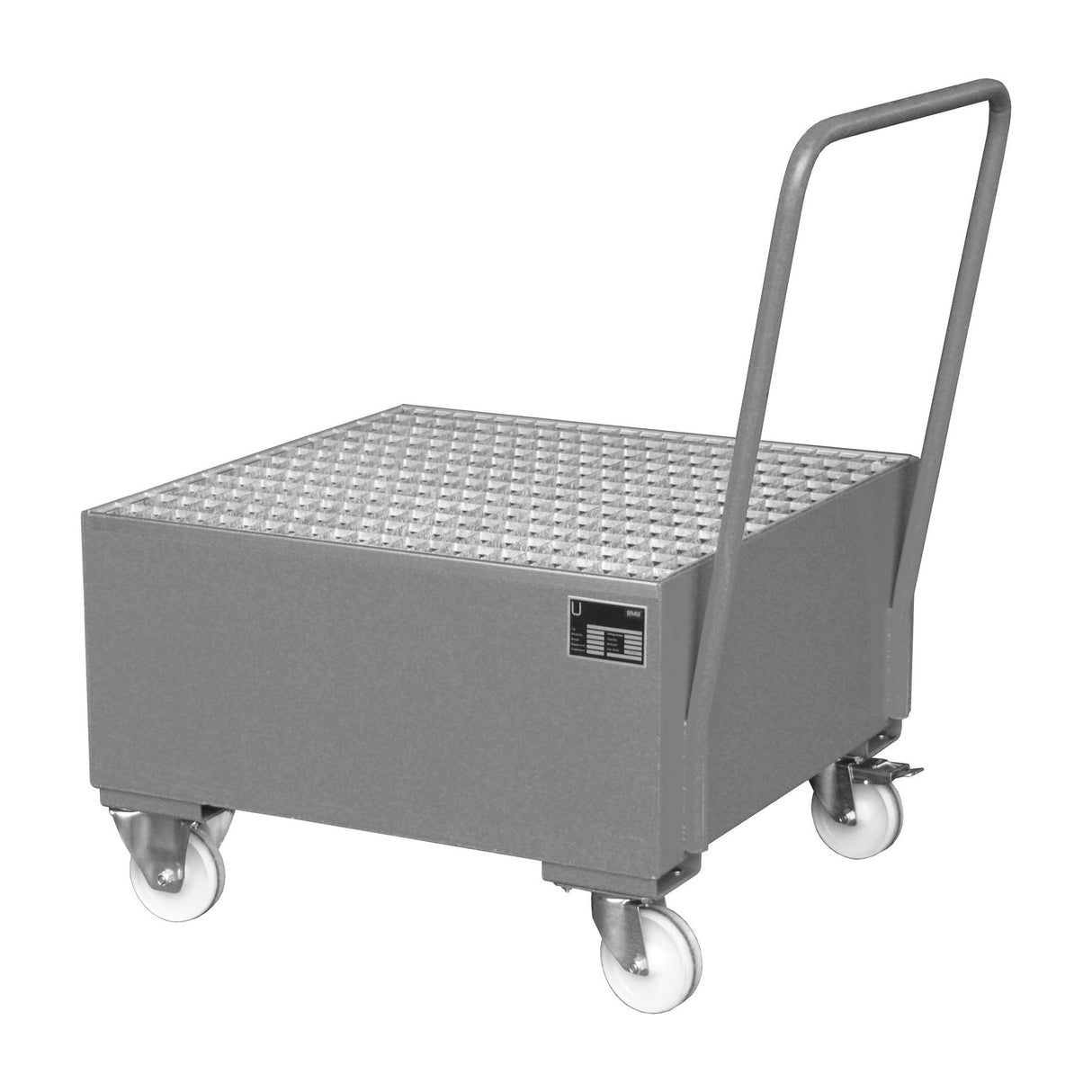 BAUER Südlohn Fahrbare Auffangwanne 2000 Typ 2004 / 2005 RAL 7005 Mausgrau - Art.-Nr. 4471-05-0000-5