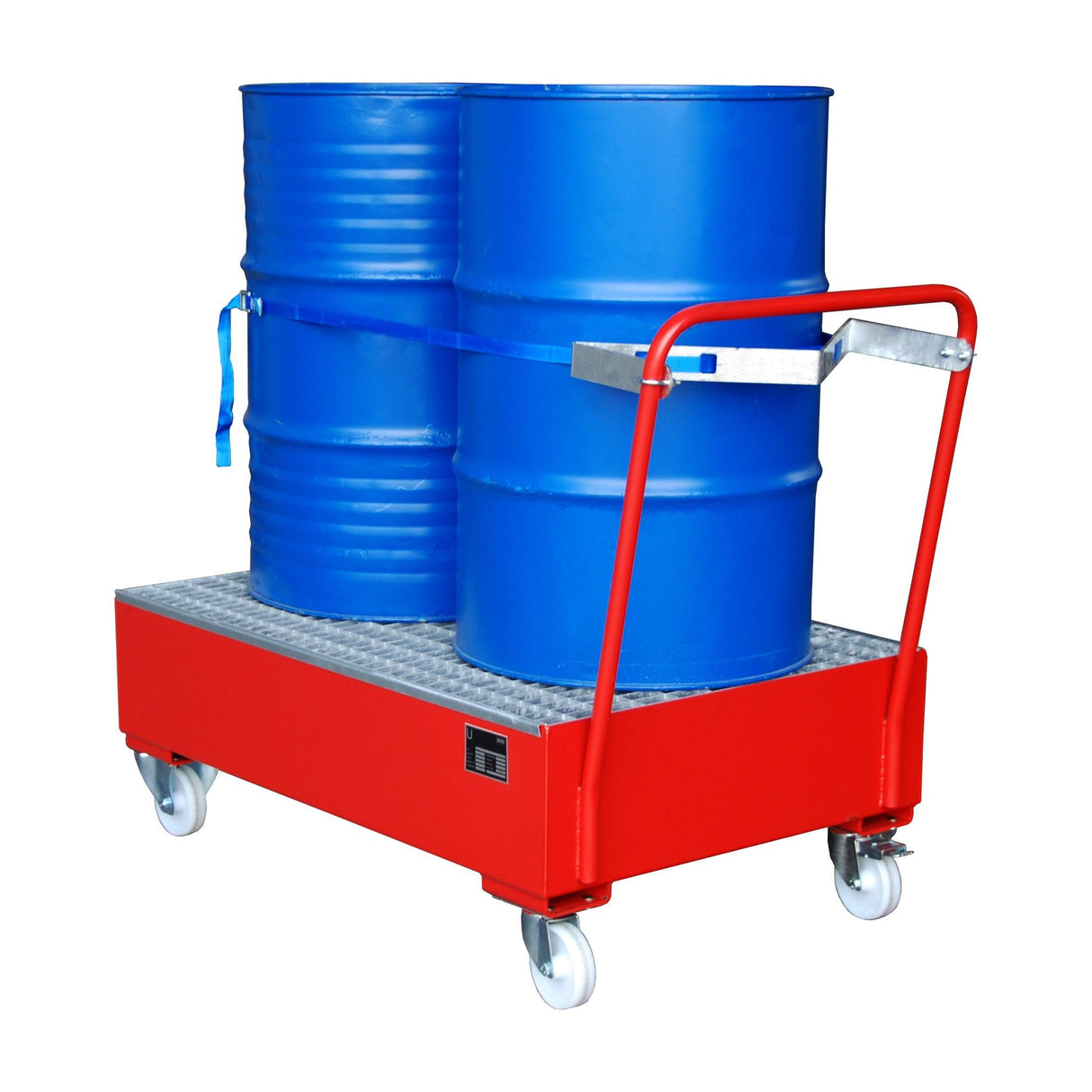 BAUER Südlohn Fahrbare Auffangwanne 2000 Typ 2020 / 2021 RAL 3000 Feuerrot - Art.-Nr. 4471-11-0000-2