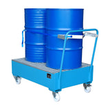 BAUER Südlohn Fahrbare Auffangwanne 2000 Typ 2020 / 2021 RAL 5012 Lichtblau - Art.-Nr. 4471-11-0000-3