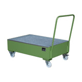 BAUER Südlohn Fahrbare Auffangwanne 2000 Typ 2020 / 2021 RAL 6011 Resedagrün - Art.-Nr. 4471-11-0000-4