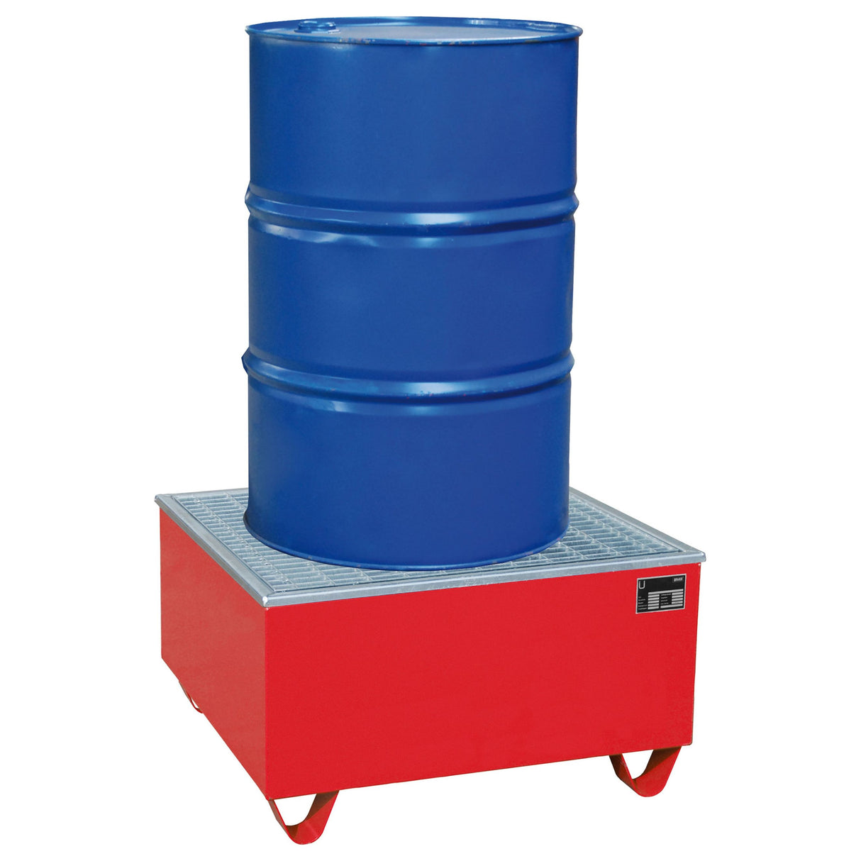 BAUER Südlohn Auffangwanne Typ AW-1/PE RAL 3000 Feuerrot - Art.-Nr. 4471-34-0000-2