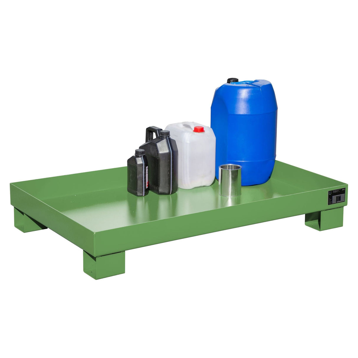 BAUER Südlohn Auffangwanne Typ AW 60-3 RAL 6011 Resedagrün - Art.-Nr. 4471-50-0000-4