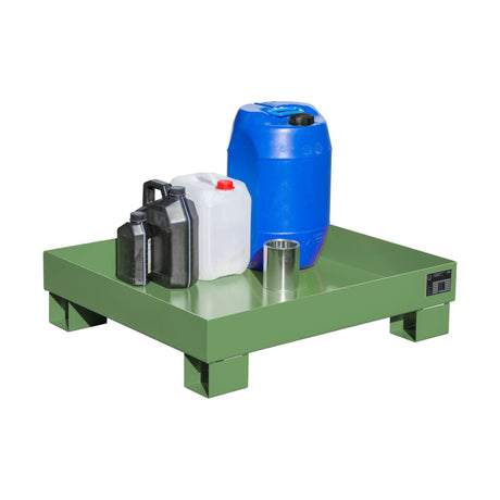 BAUER Südlohn Auffangwanne Typ AW 60-2 RAL 6011 Resedagrün - Art.-Nr. 4471-51-0000-4