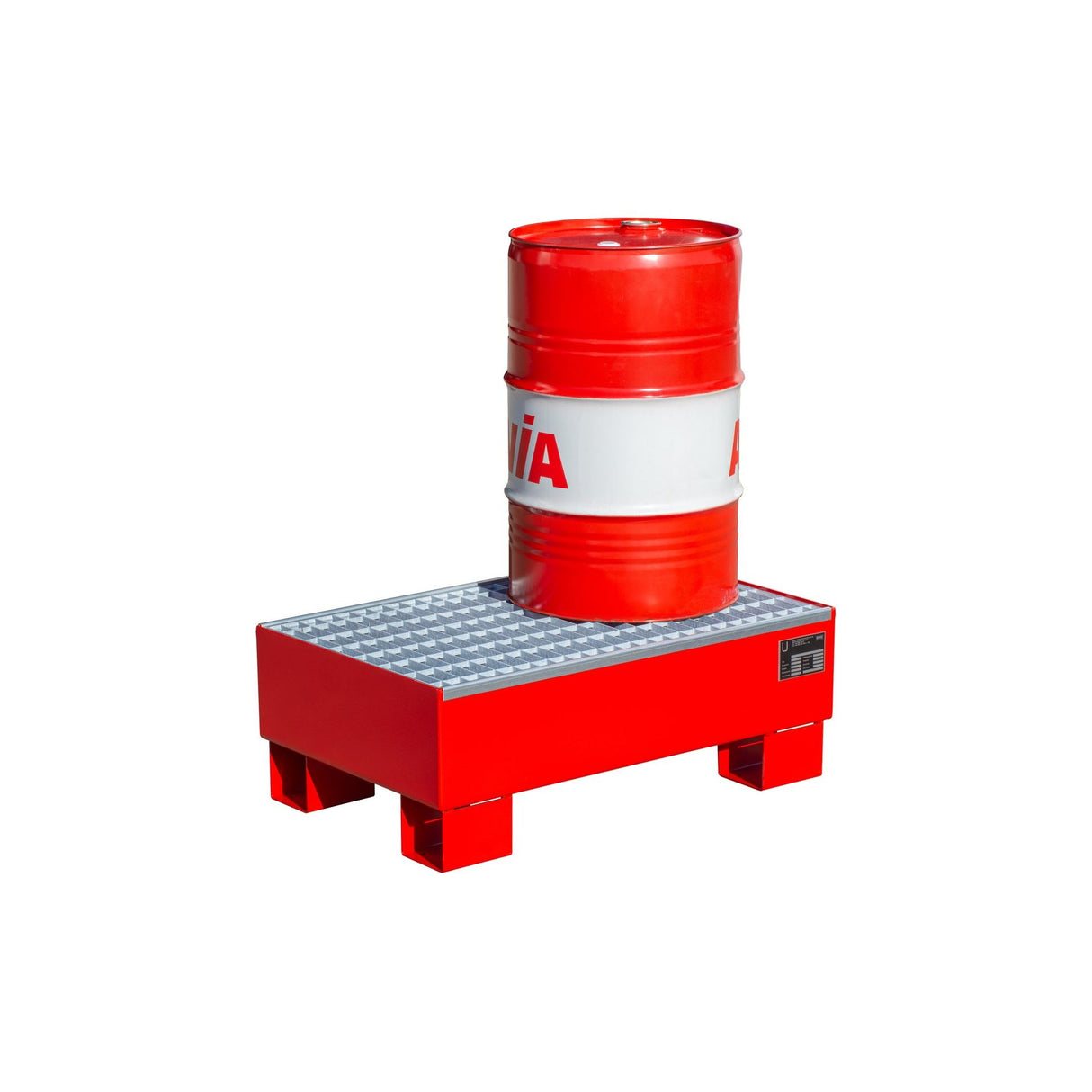 BAUER Südlohn Auffangwanne Typ AW 60-1/M RAL 3000 Feuerrot - Art.-Nr. 4471-56-0000-2