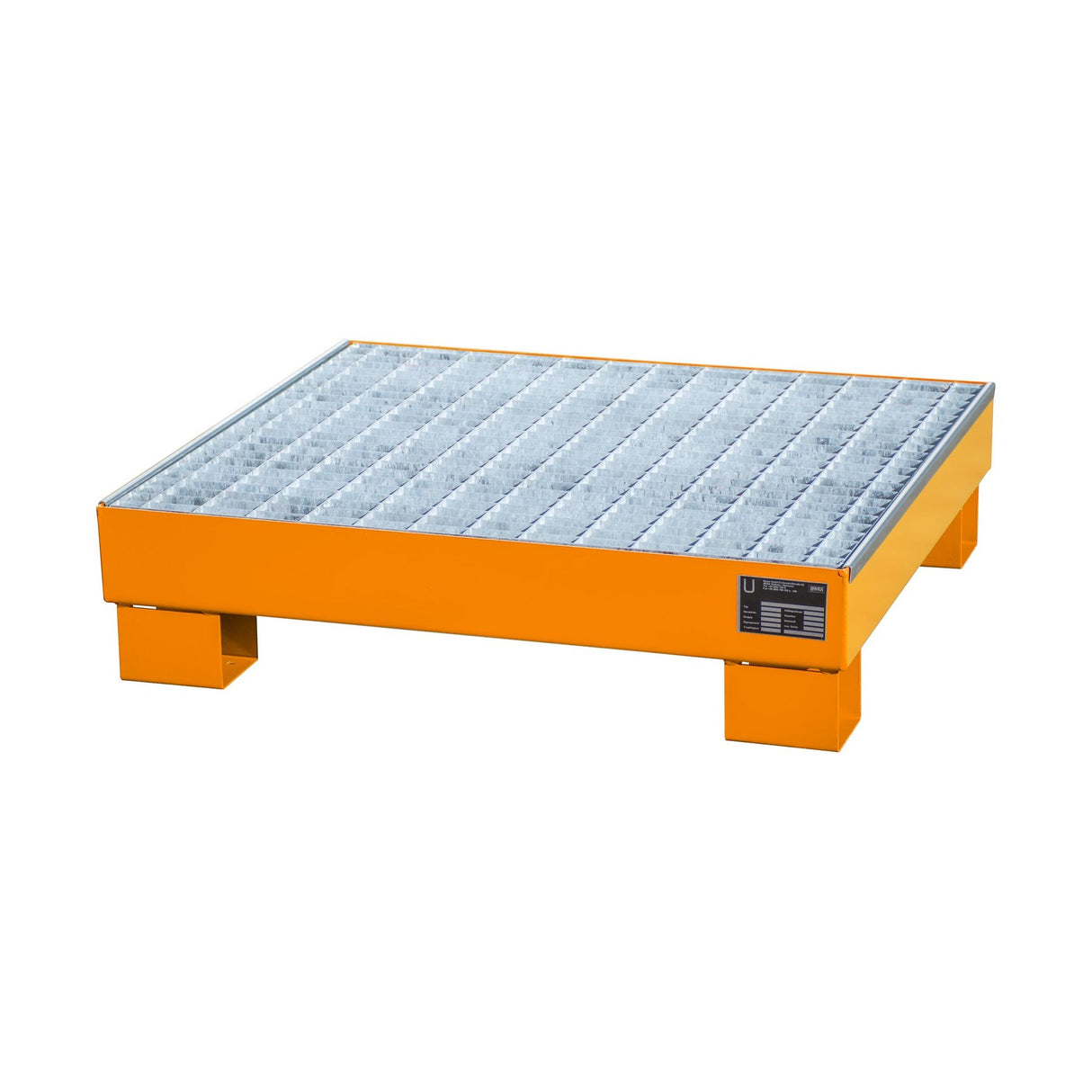 BAUER Südlohn Auffangwanne Typ AW 60-2/M RAL 2000 Gelborange - Art.-Nr. 4471-57-0000-1