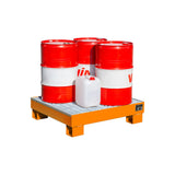 BAUER Südlohn Auffangwanne Typ AW 60-2/M RAL 2000 Gelborange - Art.-Nr. 4471-57-0000-1