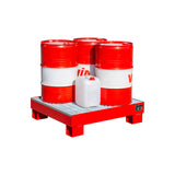 BAUER Südlohn Auffangwanne Typ AW 60-2/M RAL 3000 Feuerrot - Art.-Nr. 4471-57-0000-2