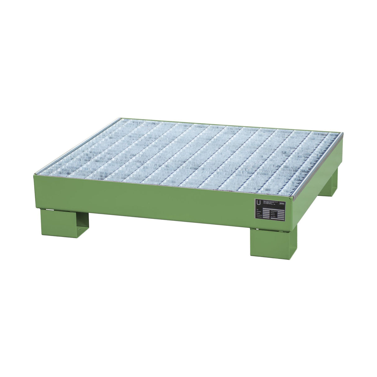 BAUER Südlohn Auffangwanne Typ AW 60-2/M RAL 6011 Resedagrün - Art.-Nr. 4471-57-0000-4