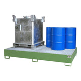 BAUER Südlohn Auffangwanne Typ AW 1000-10F RAL 6011 Resedagrün - Art.-Nr. 4471-70-0000-4