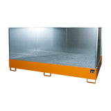 BAUER Südlohn Auffangwanne Typ AW 1000-10F/SW RAL 2000 Gelborange - Art.-Nr. 4471-70-2000-1