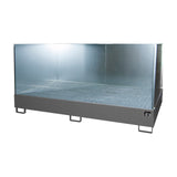 BAUER Südlohn Auffangwanne Typ AW 1000-10F/SW RAL 7005 Mausgrau - Art.-Nr. 4471-70-2000-5