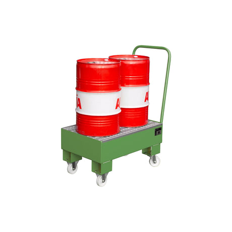 BAUER Südlohn Fahrbare Auffangwanne Auffangwanne Typ AW 60-1 SR RAL 6011 Resedagrün - Art.-Nr. 4471-92-0000-4